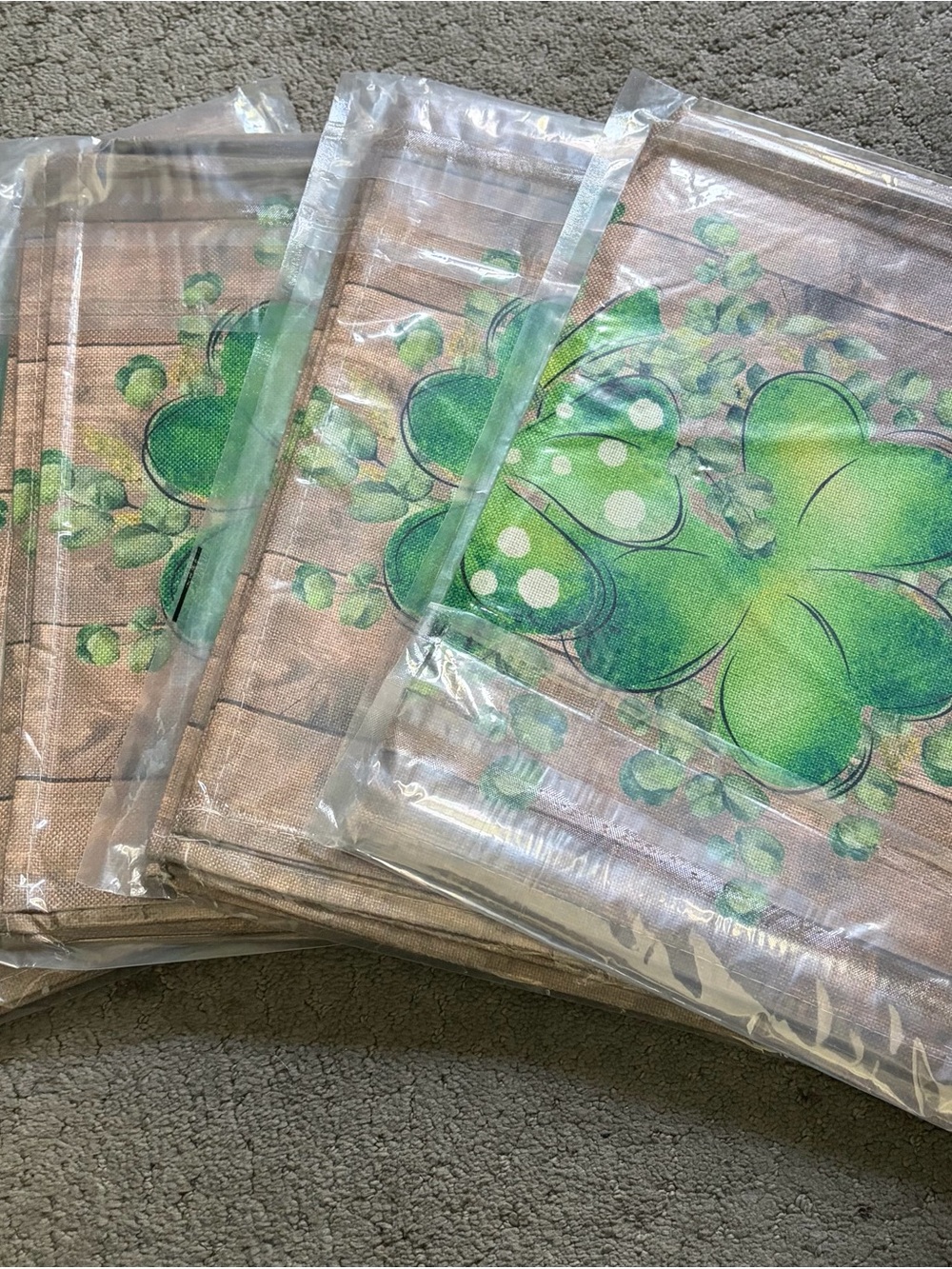 Brand New St Patrick’s Day 12x18 Placemats (24) Total